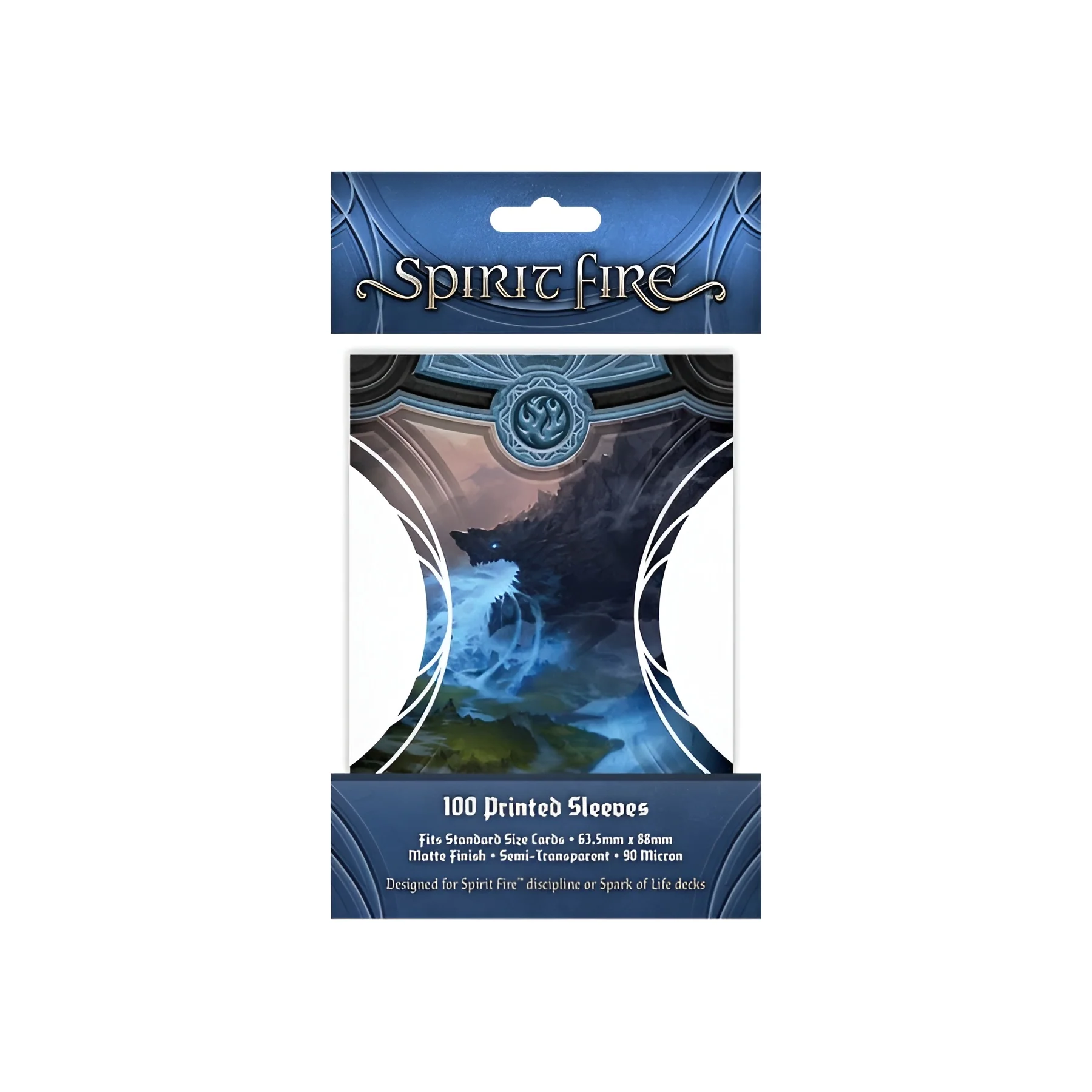 Spirit Fire: Semi-transparent Printed Sleeves: Behemoth [Blue]