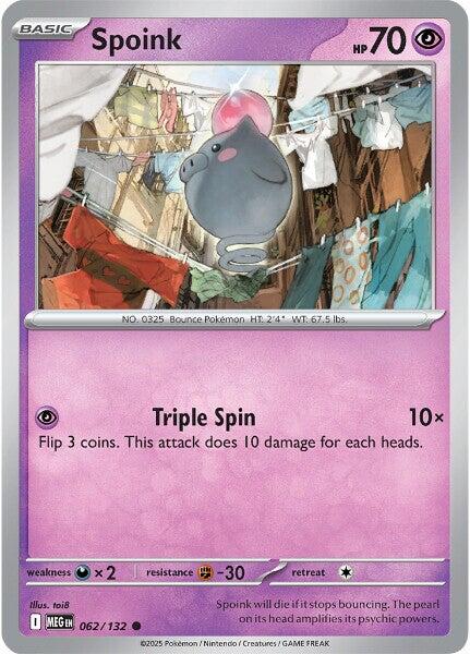Spoink - 062/132 - (ME01: Mega Evolution)