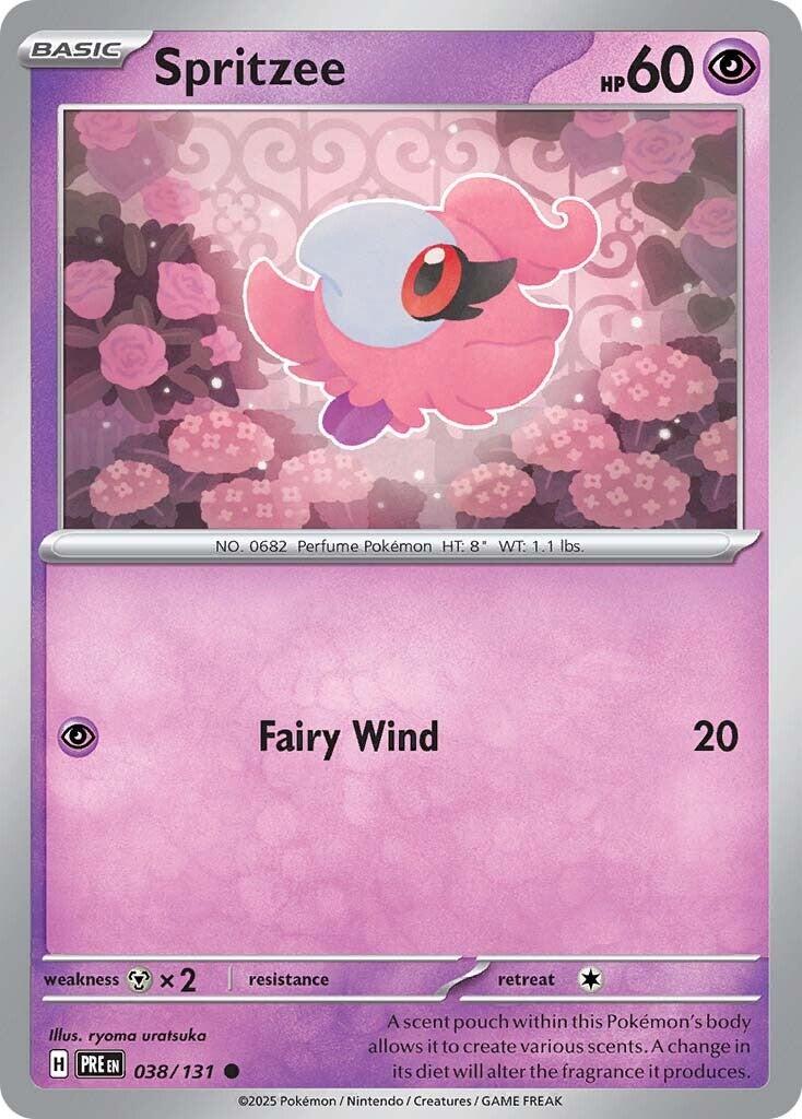 Spritzee - 038/131 - (SV: Prismatic Evolutions)
