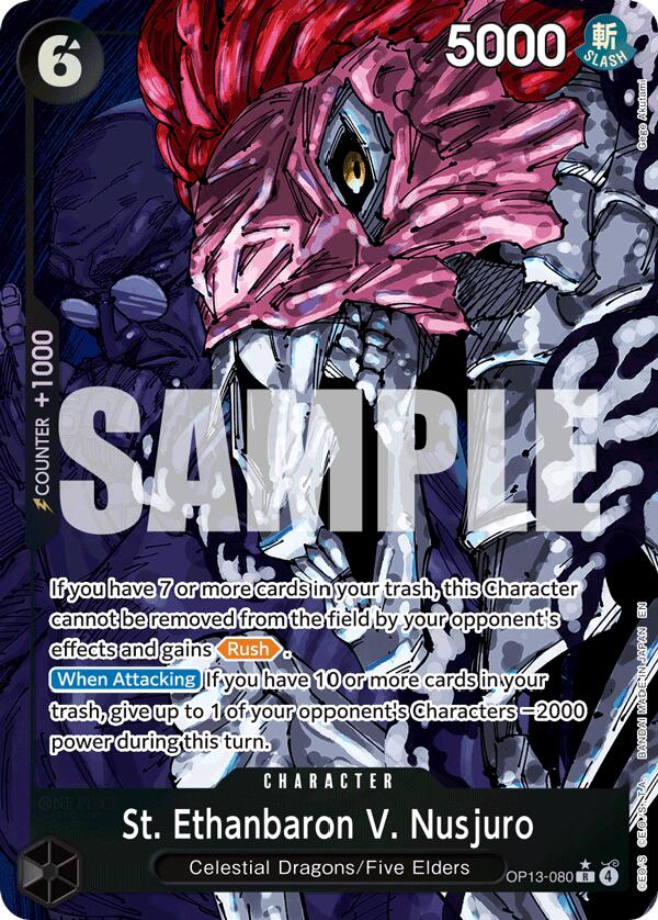 St. Ethanbaron V. Nusjuro (Alternate Art) - OP13-080 - (Carrying On His Will)