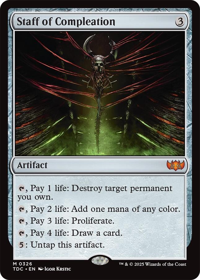 Staff of Compleation - 326 - (Commander: Tarkir: Dragonstorm)