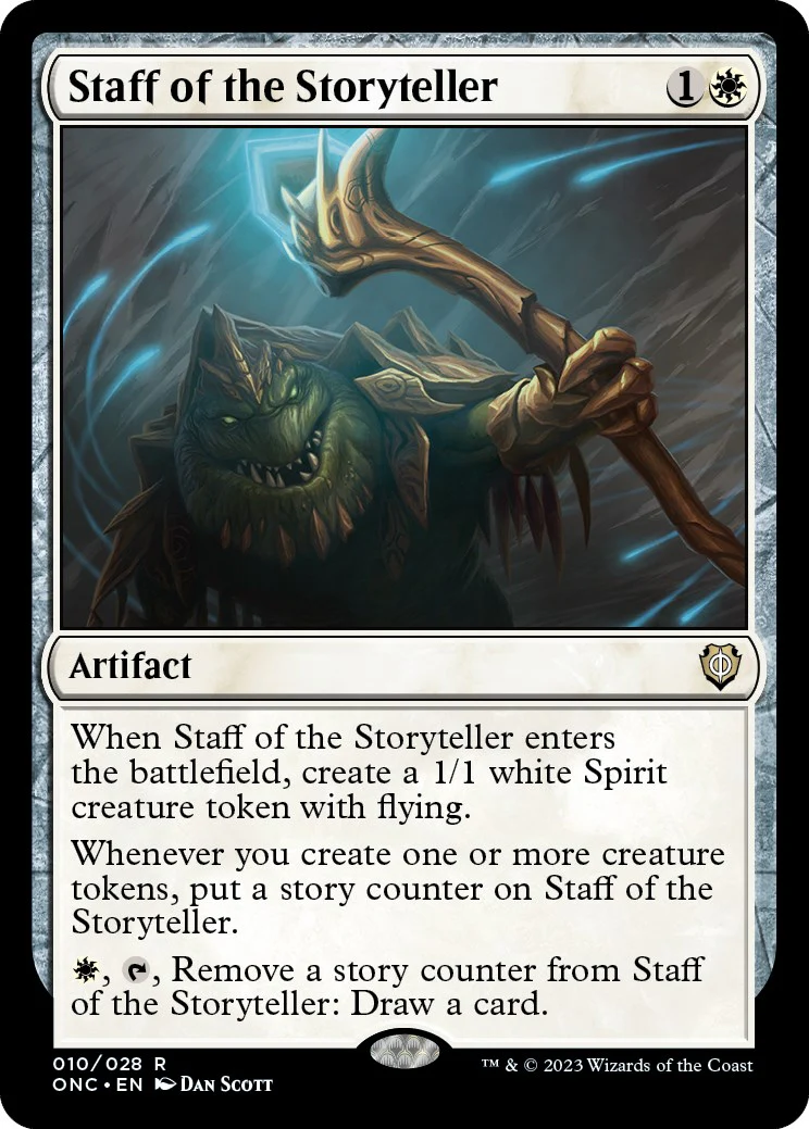 Staff of the Storyteller - 10 - (Commander: Phyrexia: All Will Be One)