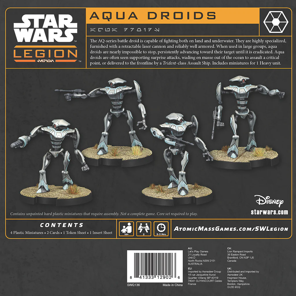 Star Wars Legion: Aqua Droid Unit Expansion - Image 2