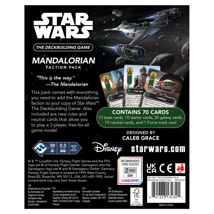 Star Wars: The Deckbuilding Game - Mandalorian Faction Pack Expansion - Image 2