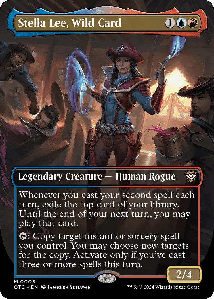 Stella Lee, Wild Card (Borderless) - 3 - (Commander: Outlaws of Thunder Junction)