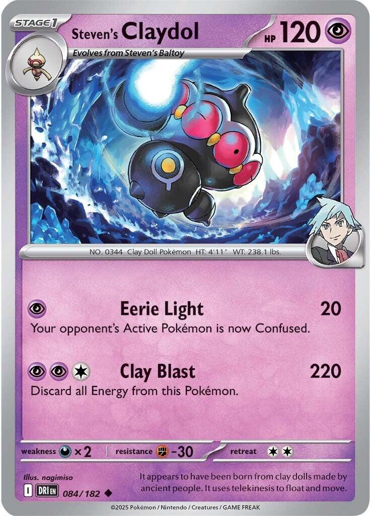 Steven's Claydol - 084/182 - (SV10: Destined Rivals)