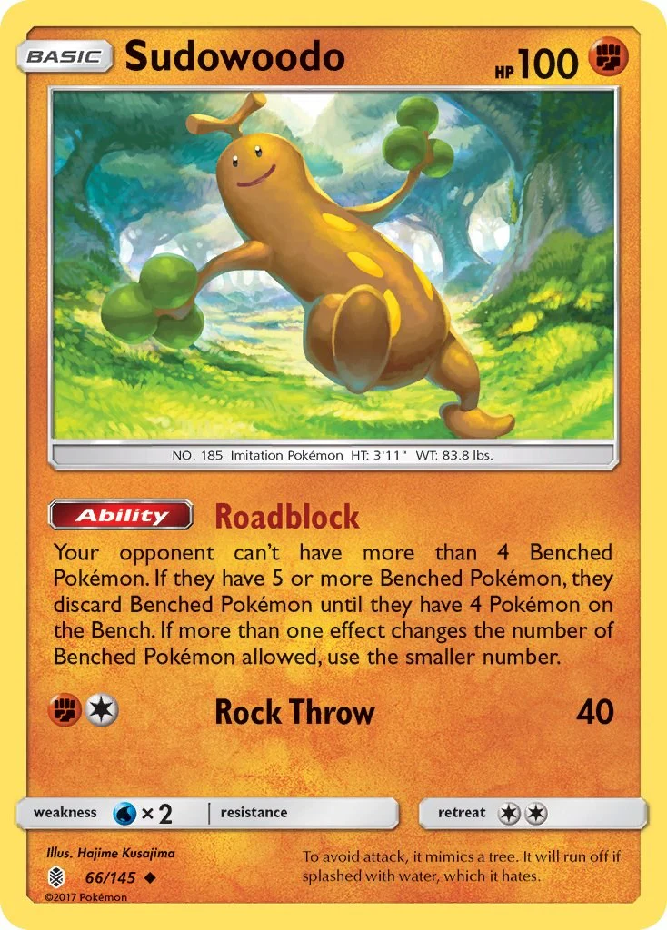 Sudowoodo - 66/145 - (SM - Guardians Rising)