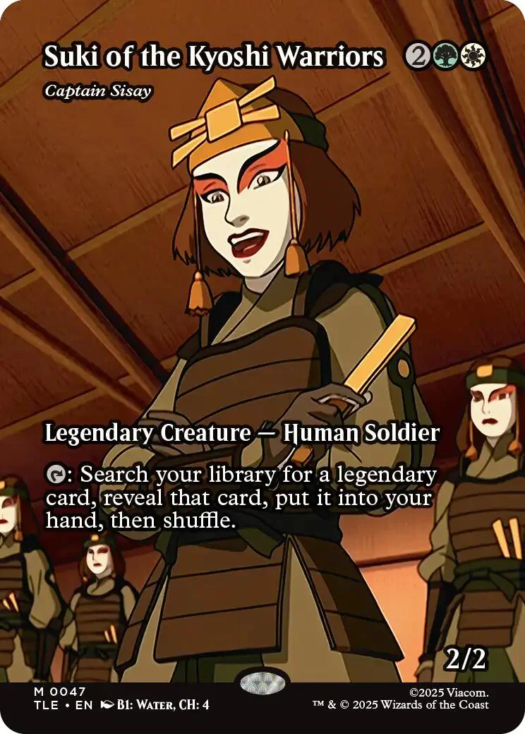 Suki of the Kyoshi Warriors - Captain Sisay (Borderless) - 47 - (Avatar: The Last Airbender: Eternal-Legal)
