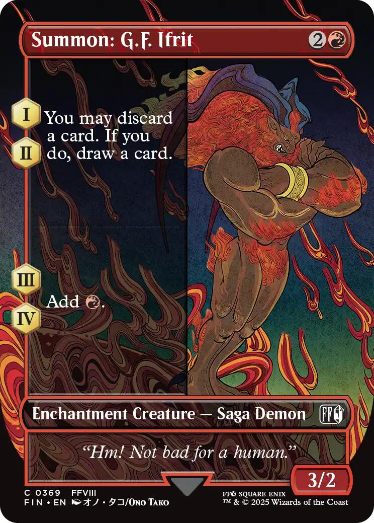 Summon: G.F. Ifrit (Borderless) - 369 - (FINAL FANTASY)