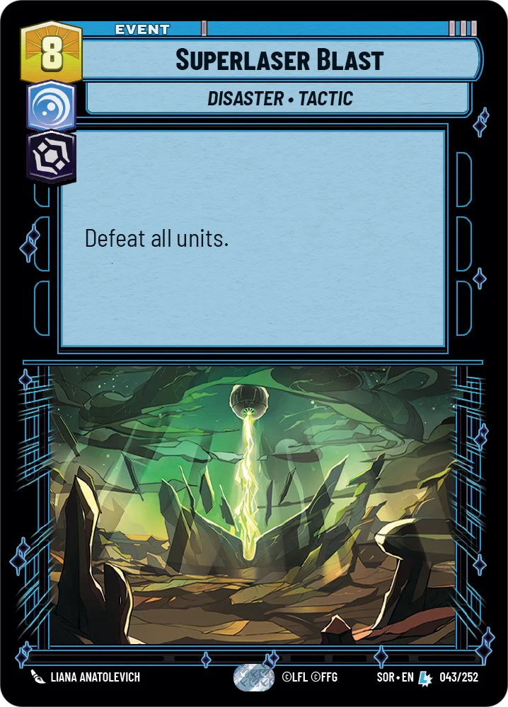 Superlaser Blast - 043/252 - (Spark of Rebellion)
