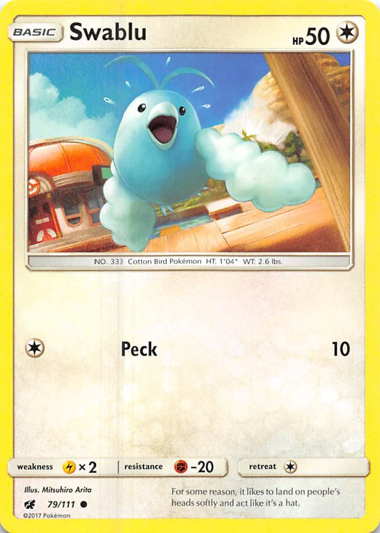 Swablu - 79/111 - (SM - Crimson Invasion)