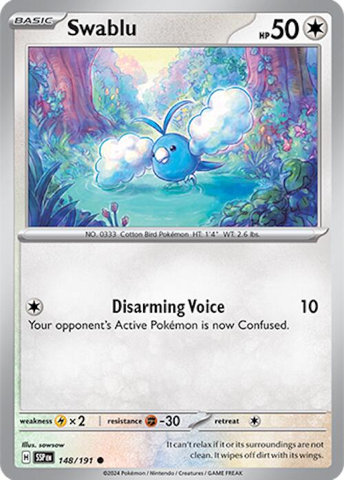 Swablu - 148/191 - (SV08: Surging Sparks)