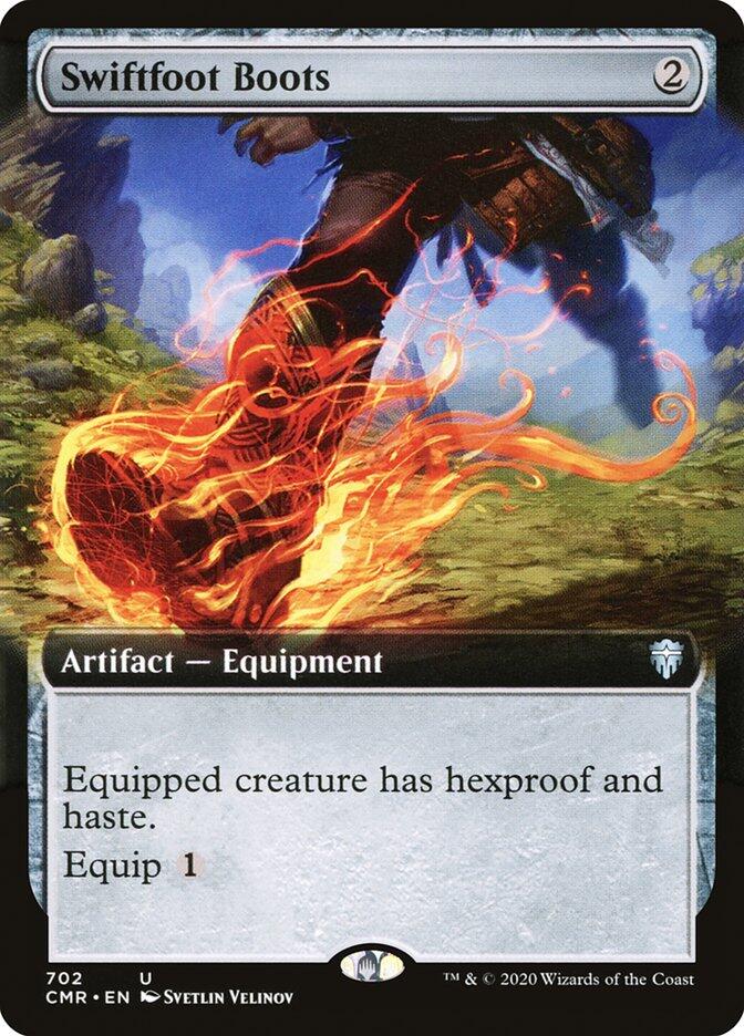 Swiftfoot Boots (Extended Art) - 702 - (Commander Legends)