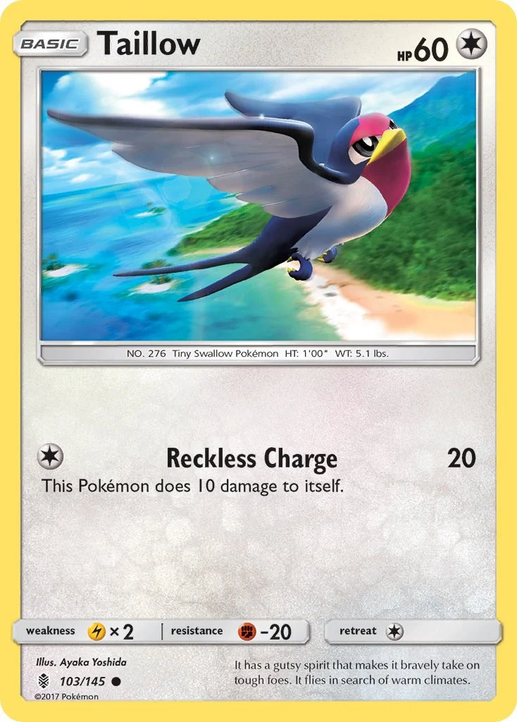 Taillow - 103/145 - (SM - Guardians Rising)