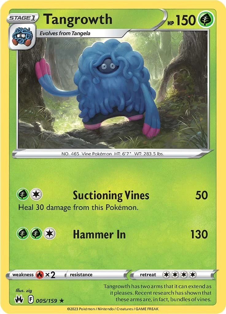 Tangrowth - 005/159 - (SWSH: Crown Zenith)