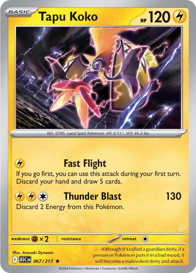 Tapu Koko - 067/217 - (ME: Ascended Heroes)