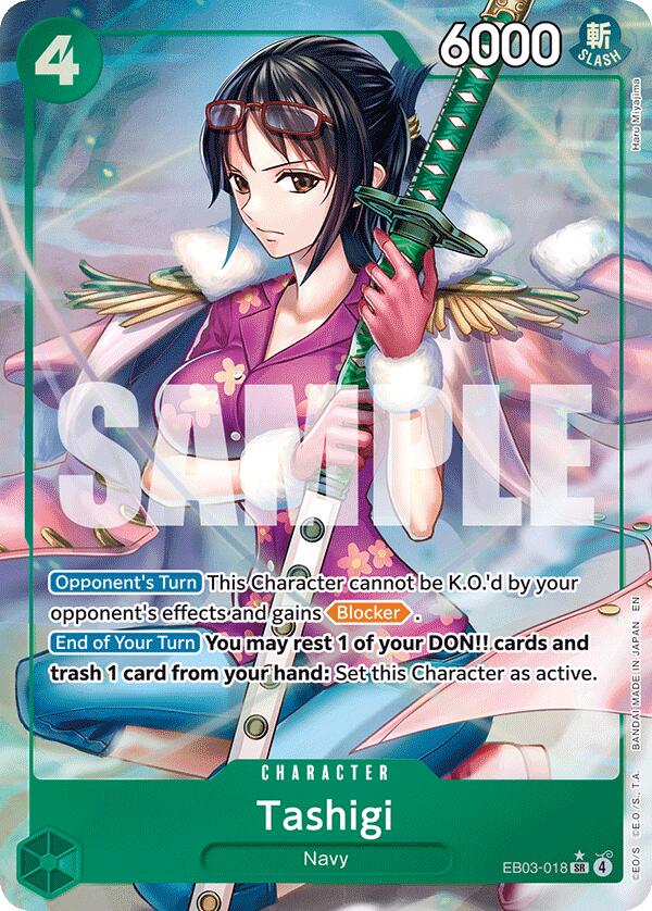 Tashigi (Alternate Art) - EB03-018 - (Extra Booster: One Piece Heroines Edition)