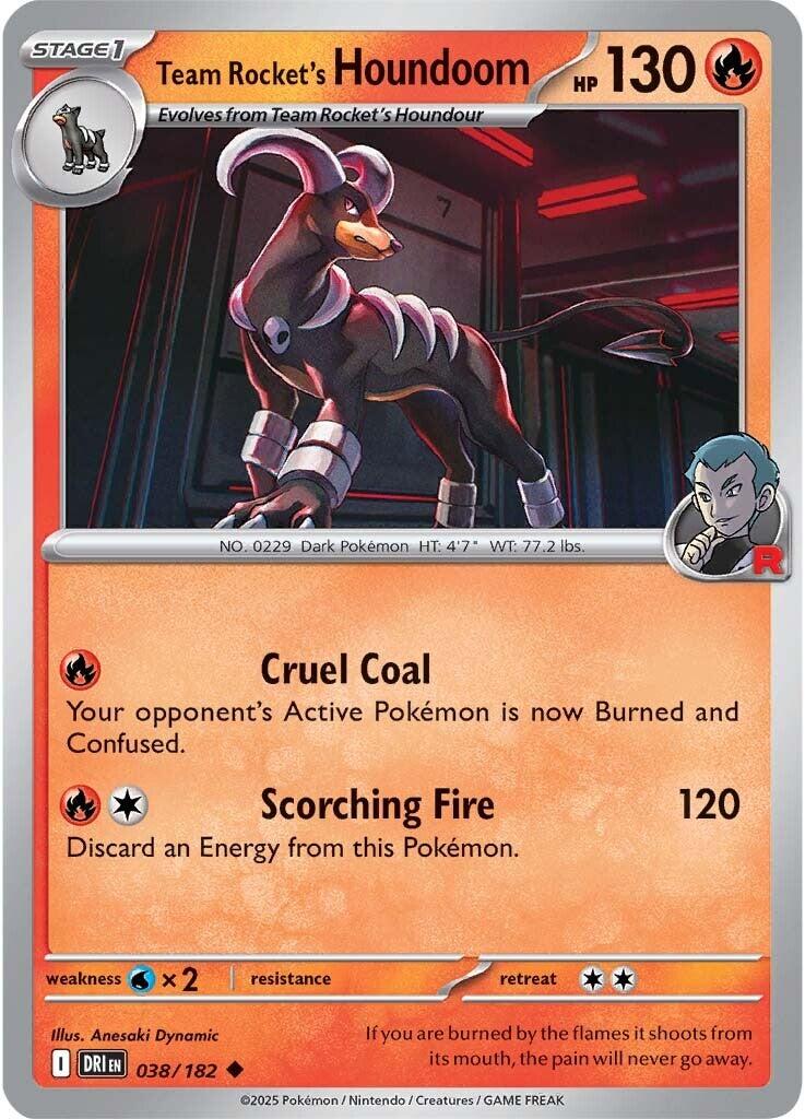 Team Rocket's Houndoom - 038/182 - 038/182 - (SV10: Destined Rivals)