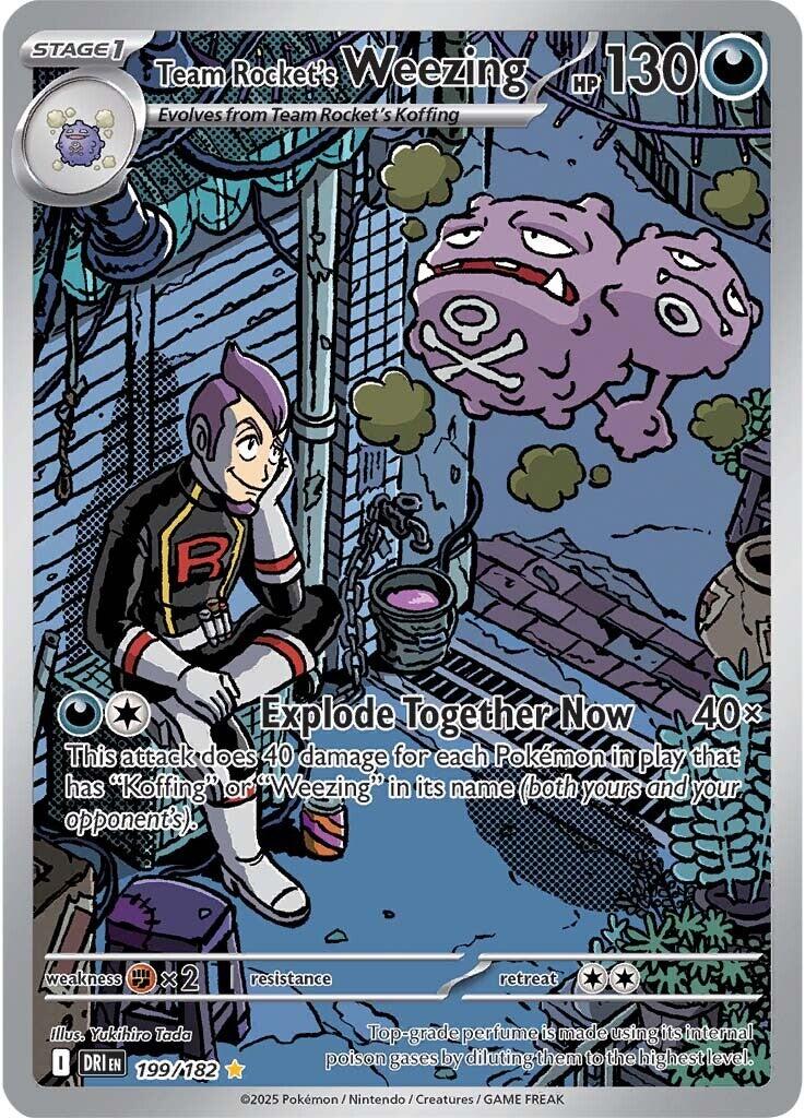 Team Rocket's Weezing - 199/182 - 199/182 - (SV10: Destined Rivals)