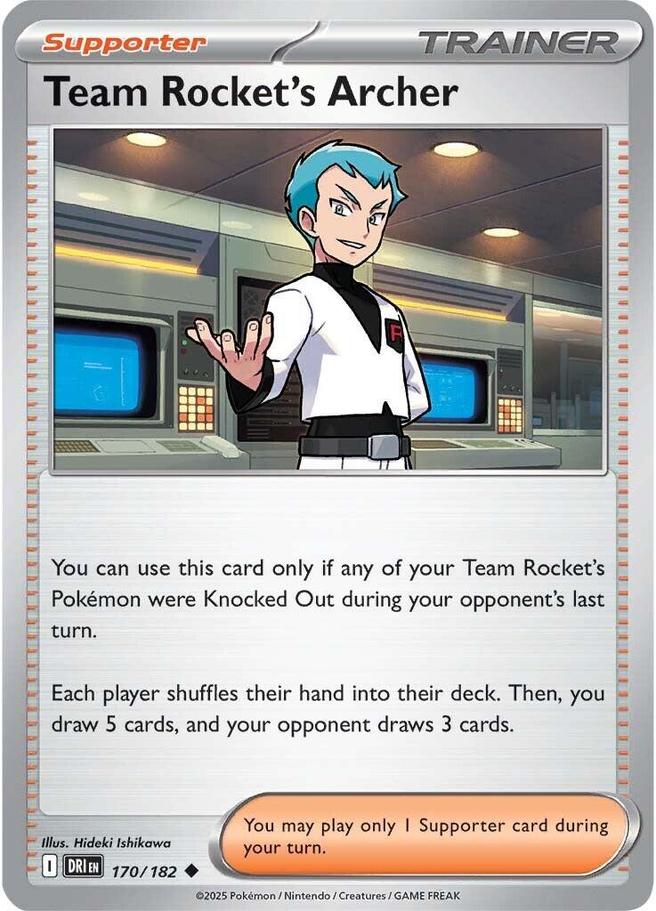 Team Rocket's Archer - 170/182 - 170/182 - (SV10: Destined Rivals)