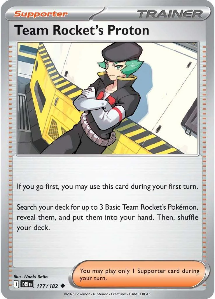 Team Rocket's Proton - 177/182 - 177/182 - (SV10: Destined Rivals)