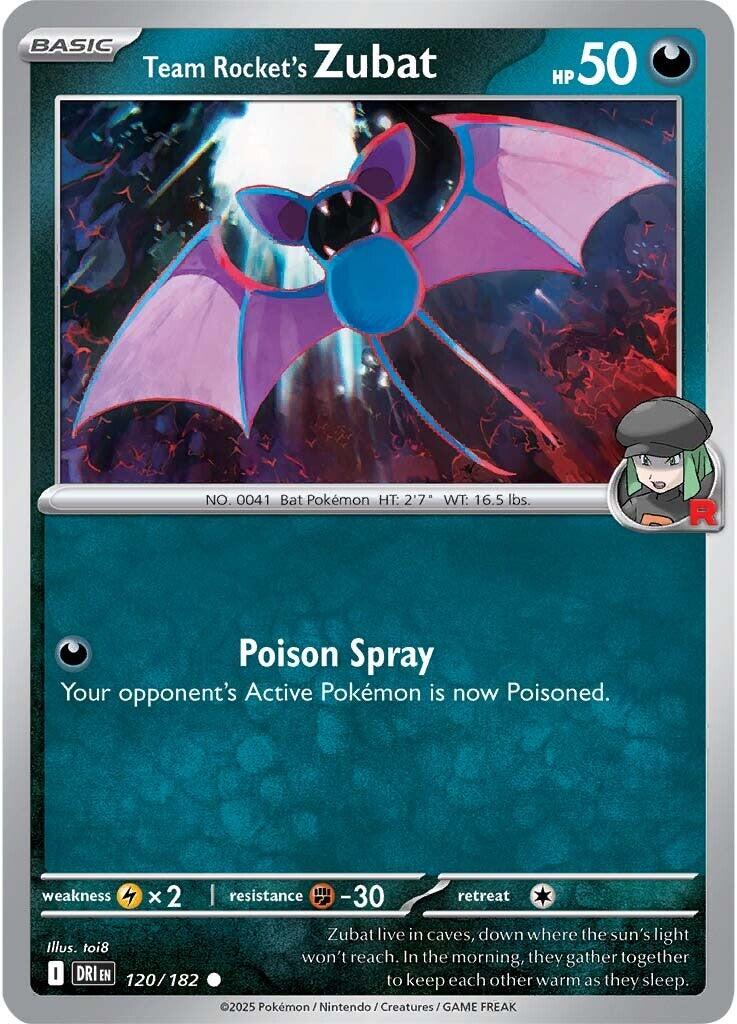 Team Rocket's Zubat - 120/182 - (SV10: Destined Rivals)