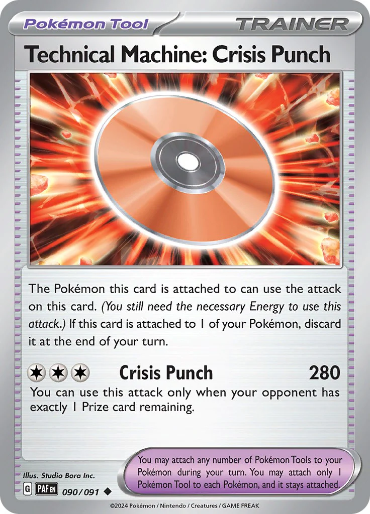 Technical Machine: Crisis Punch - 090/091 - (SV: Paldean Fates)