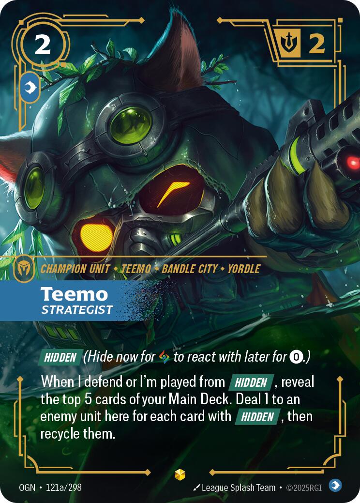 Origins - Teemo - Strategist (Alternate Art) 121a/298