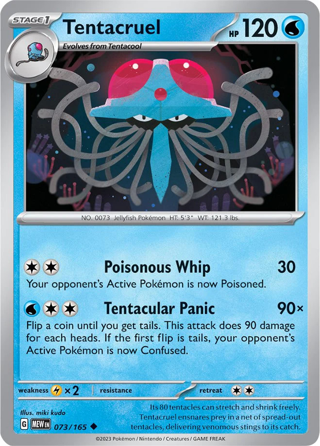 Tentacruel - 073/165 - (SV: Scarlet & Violet 151)