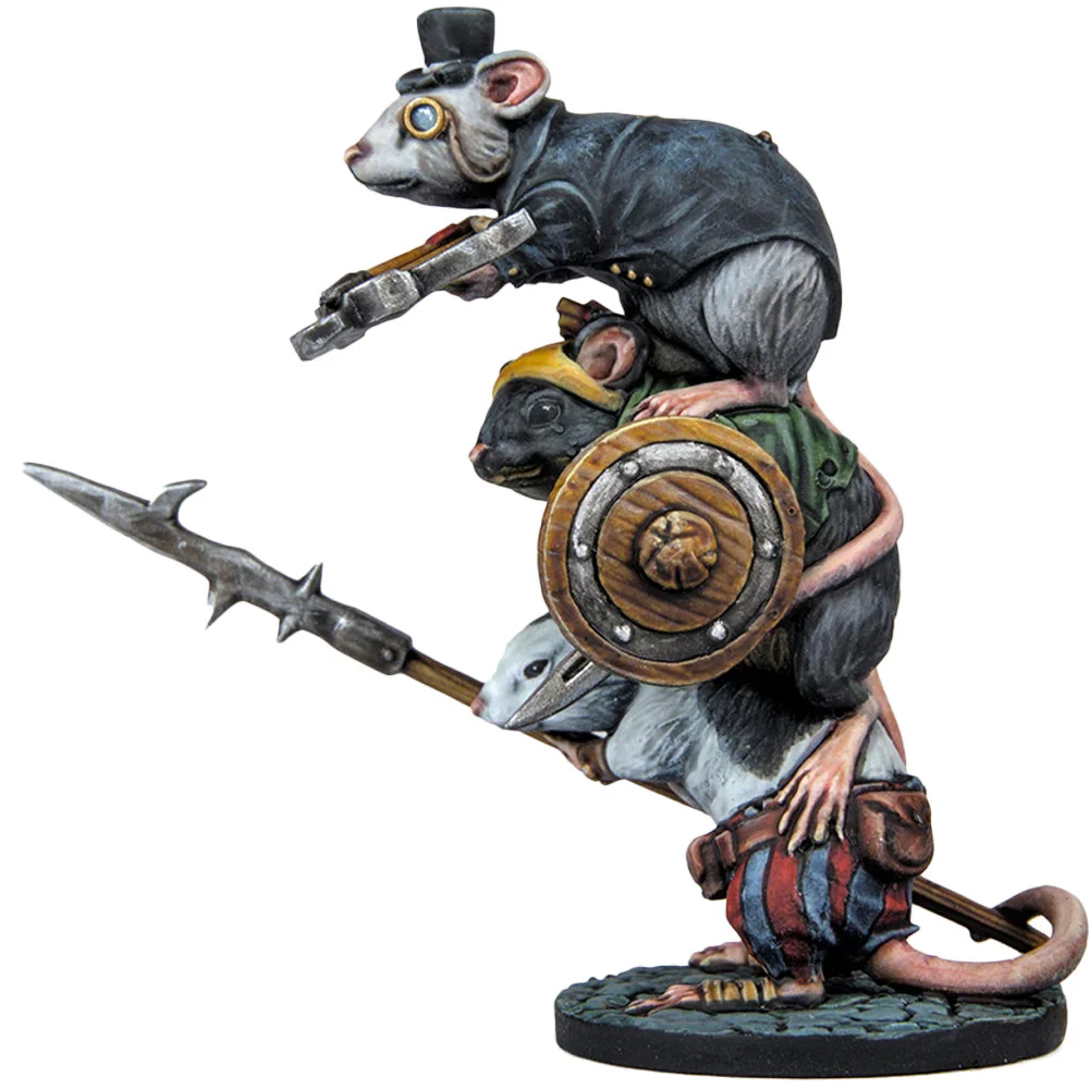 The Cats of Mont Saint-Michel - Hero Miniature Set (Unpainted) - Image 6