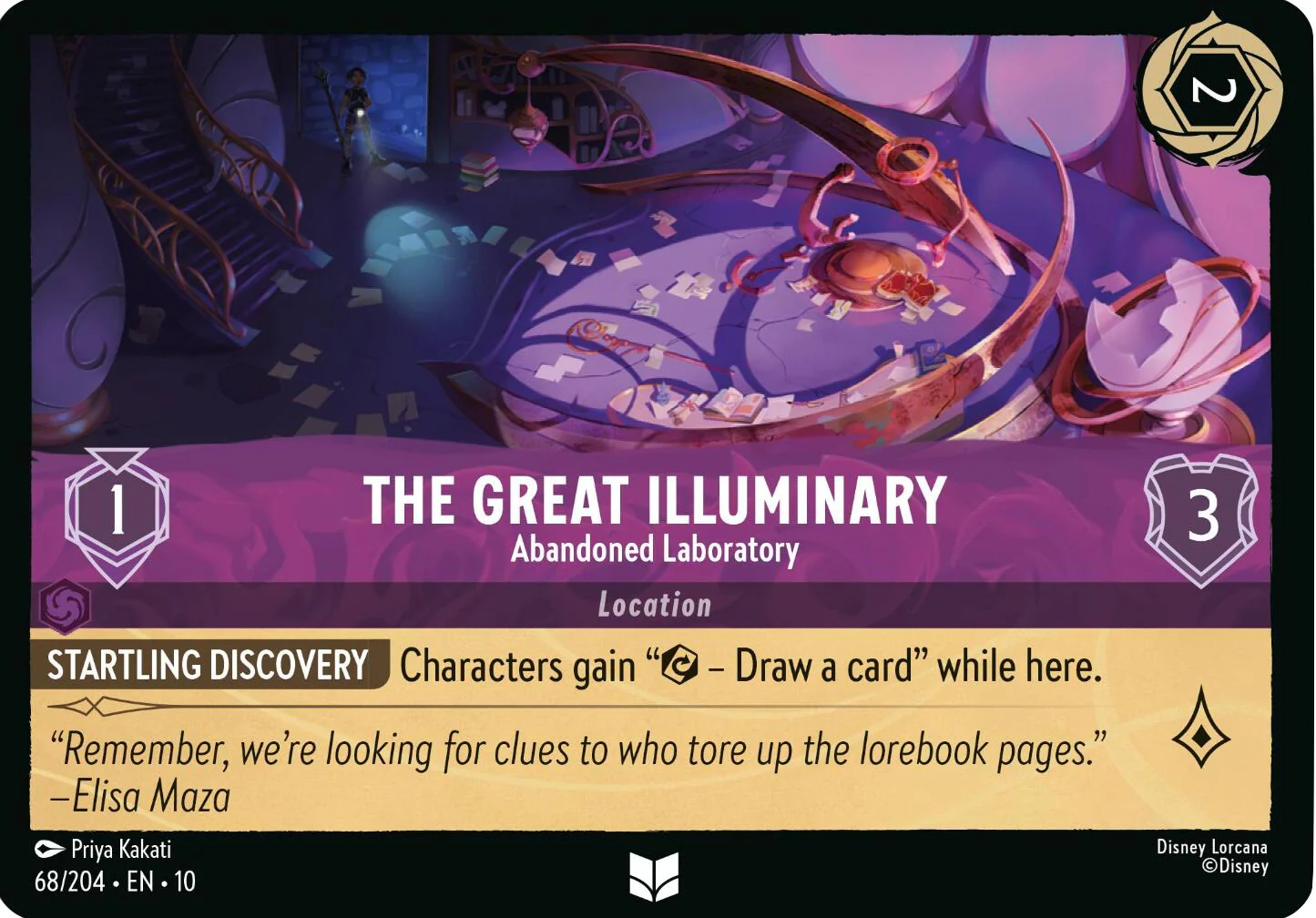 The Great Illuminary - Abandoned Laboratory - 68/204 - (Whispers in the Well)