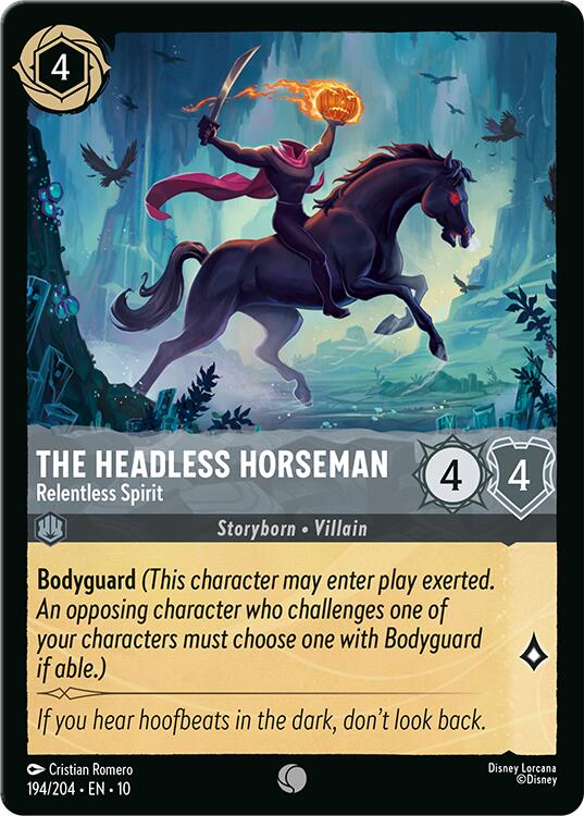 The Headless Horseman - Relentless Spirit - 194/204 - (Whispers in the Well)