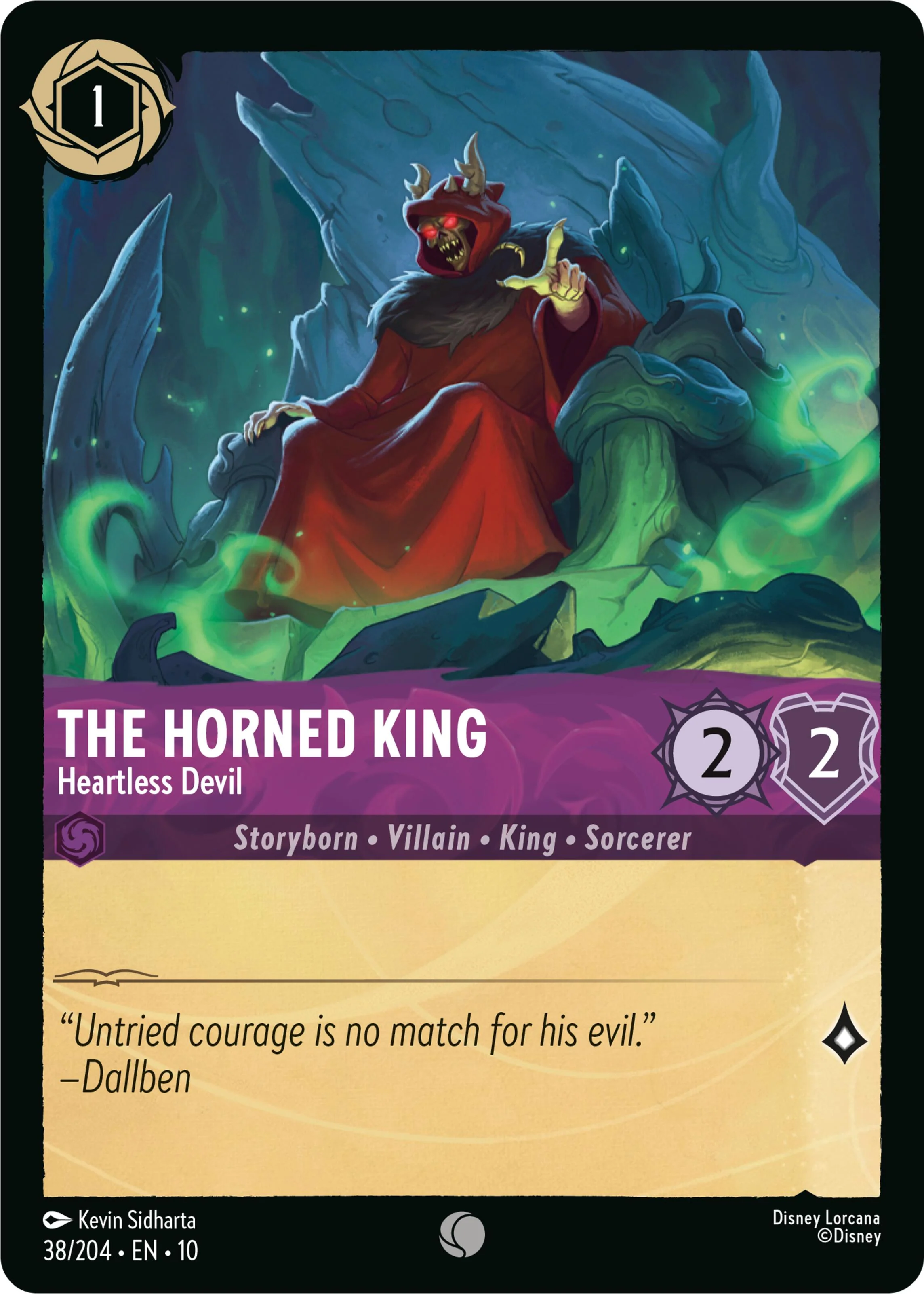 The Horned King - Heartless Devil - 38/204 - (Whispers in the Well)