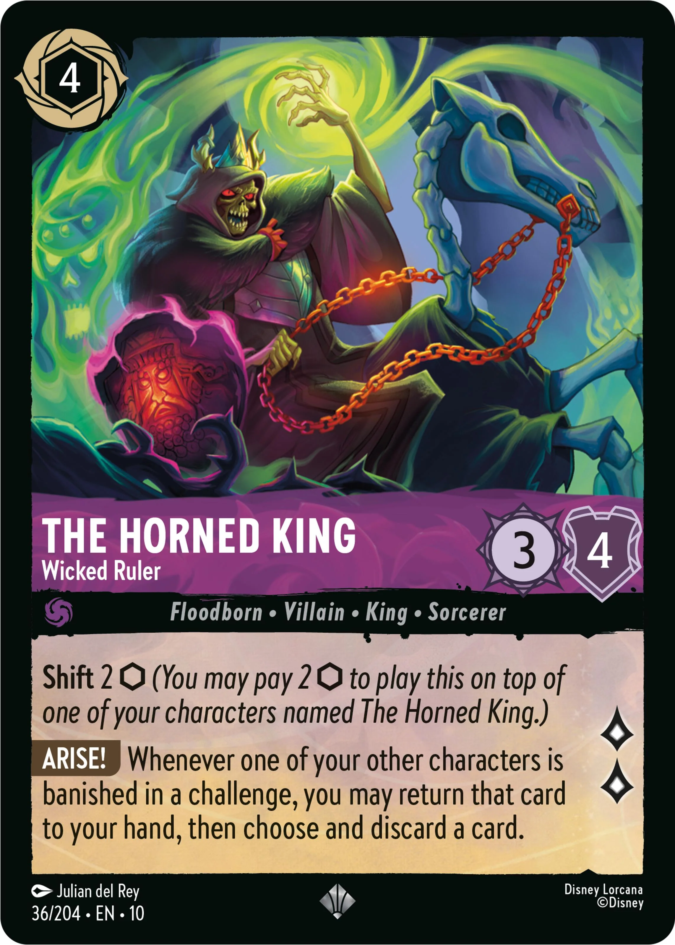 The Horned King - Wicked Ruler - 36/204