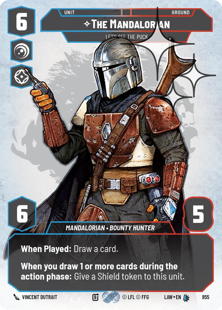 The Mandalorian - Let's See The Puck (Prestige Foil) - 855 - (A Lawless Time)