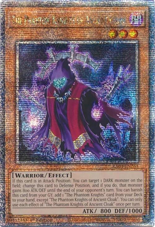 The Phantom Knights of Ancient Cloak (Quarter Century Secret Rare) [RA04 - RA04-EN263]