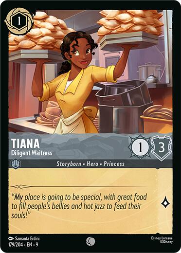 Tiana - Diligent Waitress - 179/204 - (Fabled)