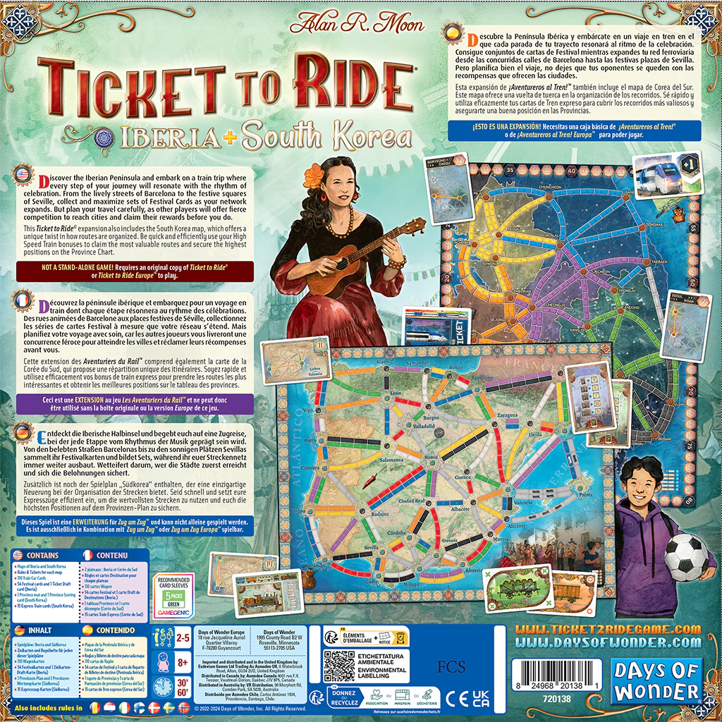 Ticket to Ride: Iberia & South Korea - Image 3