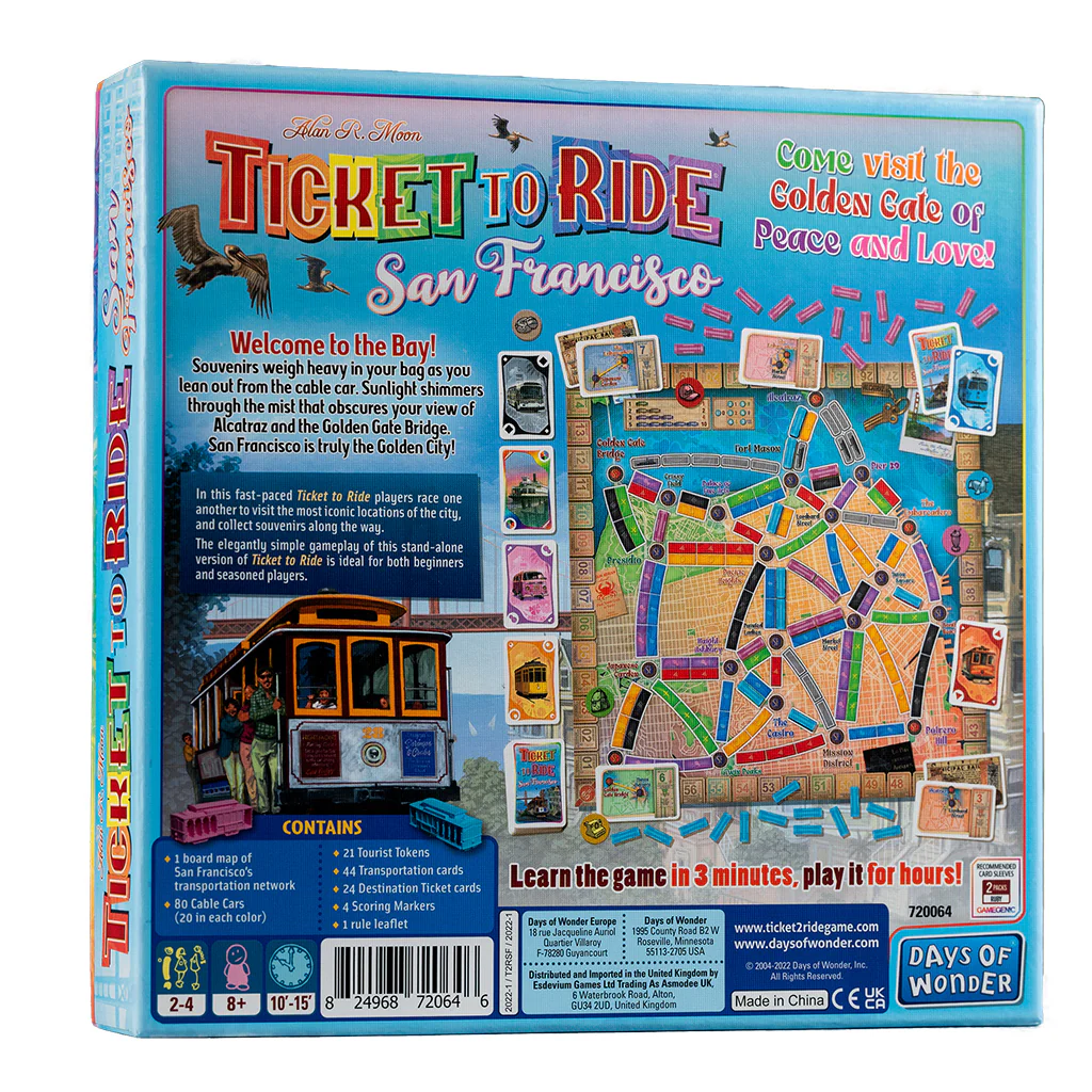 Ticket to Ride: San Francisco - Image 2