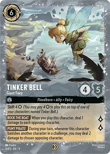 Tinker Bell - Giant Fairy - 11 - (Disney Lorcana Promo Cards)