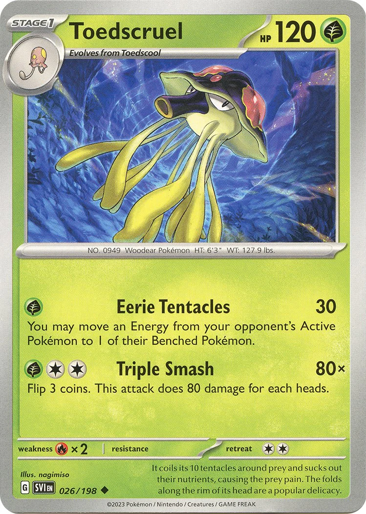 Toedscruel - 026/198 - (SV01: Scarlet & Violet Base Set)