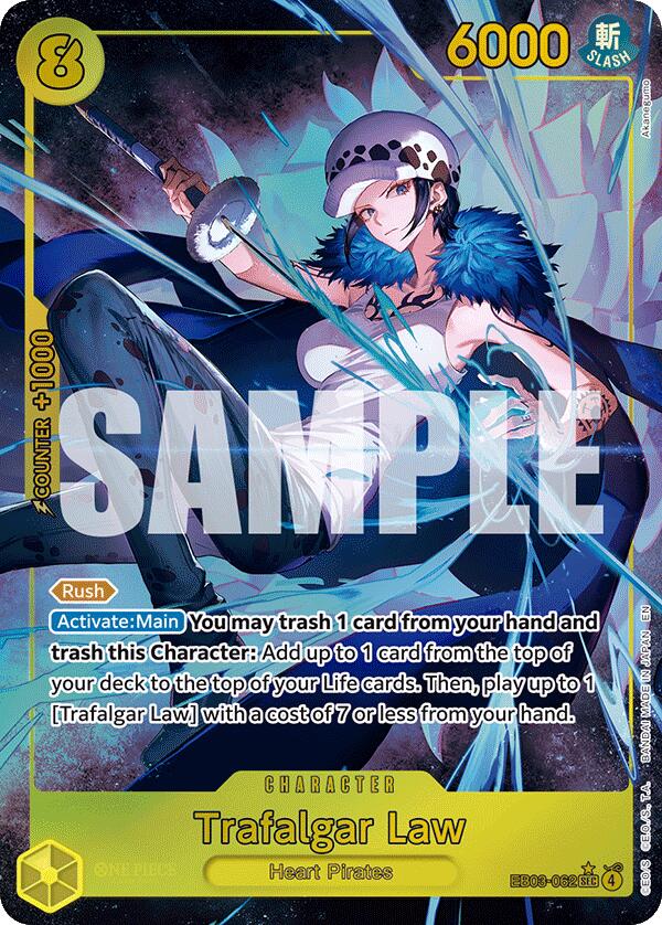 Trafalgar Law (Alternate Art) - EB03-062 - (Extra Booster: One Piece Heroines Edition)