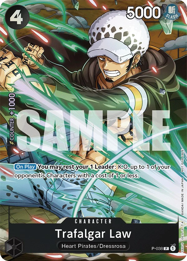 Trafalgar Law (Event Pack Vol. 4) - P-038 - (One Piece Promotion Cards)