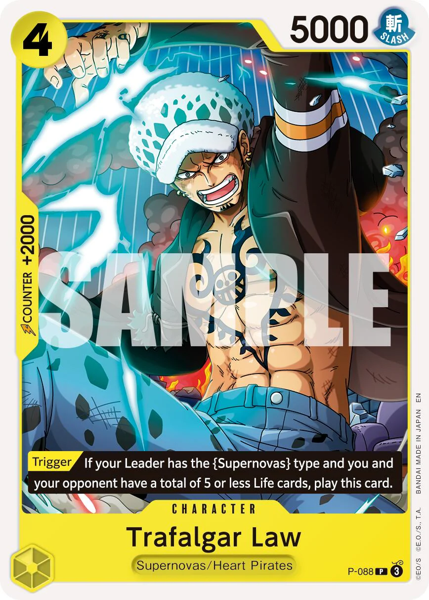 Trafalgar Law - P-088 (Reprint) - P-088 - (Premium Booster -The Best- Vol. 2)