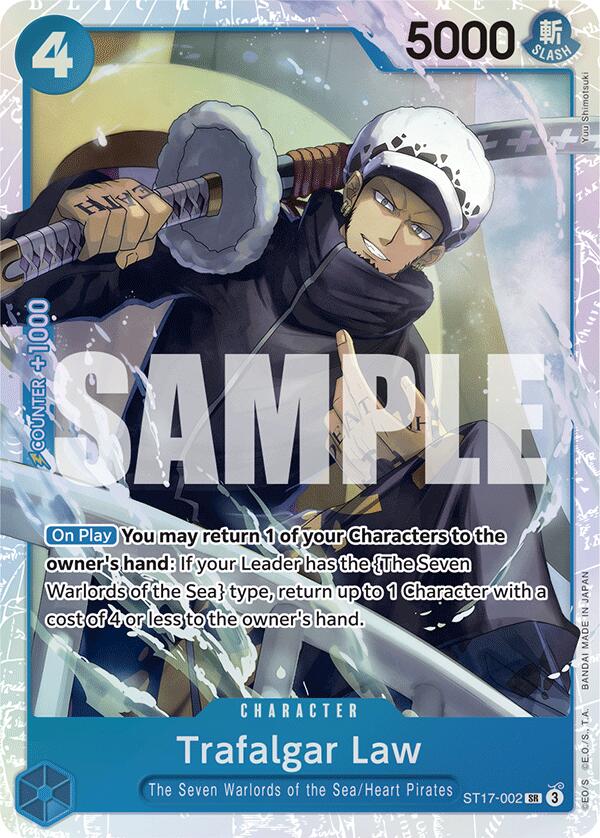 Trafalgar Law (ST17-002) - ST17-002 - (Starter Deck 17: BLUE Donquixote Doflamingo)