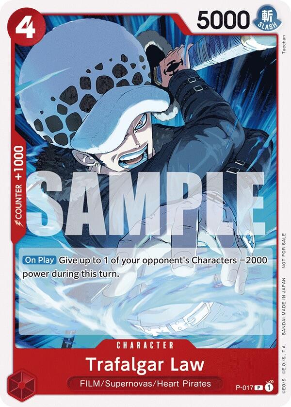 Trafalgar Law (Tournament Pack Vol. 7) - P-017 - (One Piece Promotion Cards)