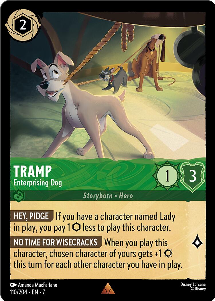 Tramp - Enterprising Dog - 110/204 - (Archazia's Island)