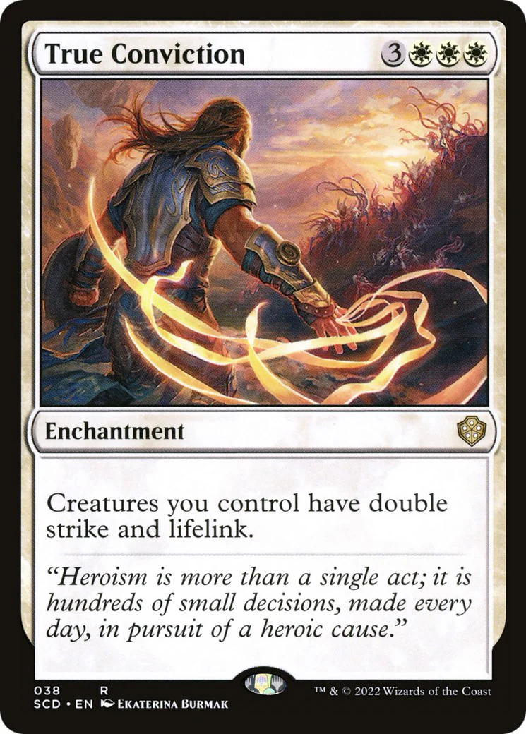 True Conviction - 38 - (Starter Commander Decks)