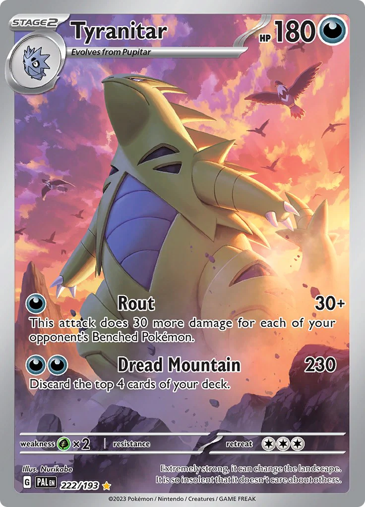 Tyranitar - 222/193 - 222/193 - (SV02: Paldea Evolved)