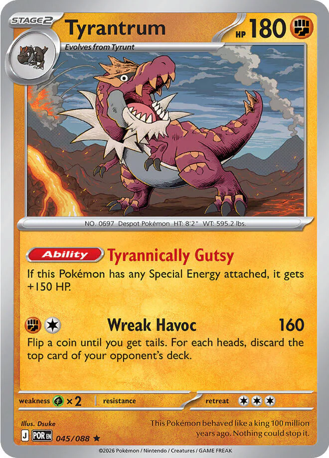 Tyrantrum - 045/088 - (ME03: Perfect Order)
